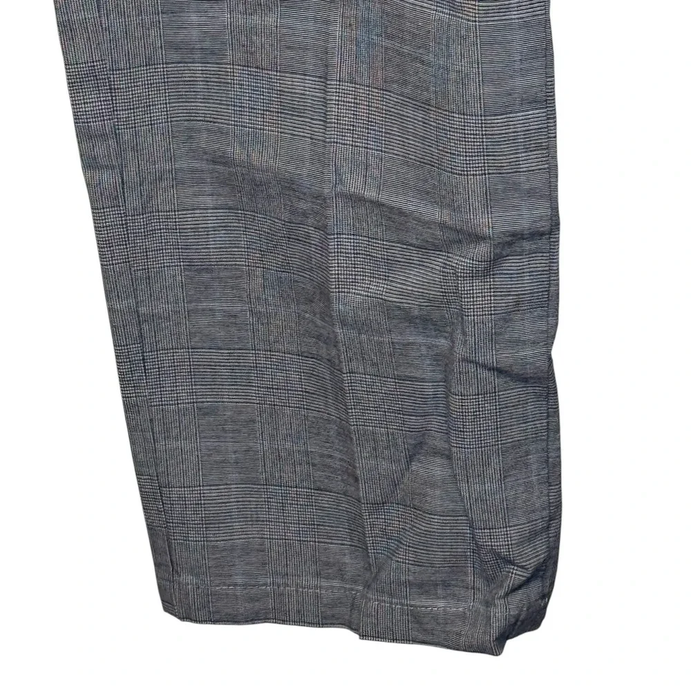 Dockers Men's Dress Pants Straight Leg Houndstooth Plaid Gray Blue Sz. 33X30 NWT